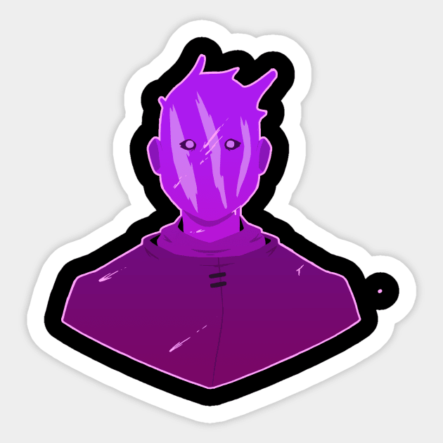 Wraith Purple Silhouette (Dead by Daylight) Sticker by SWDesigns